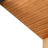 WHITE THROUGHOUT WITH OILED REDWOOD CEILING