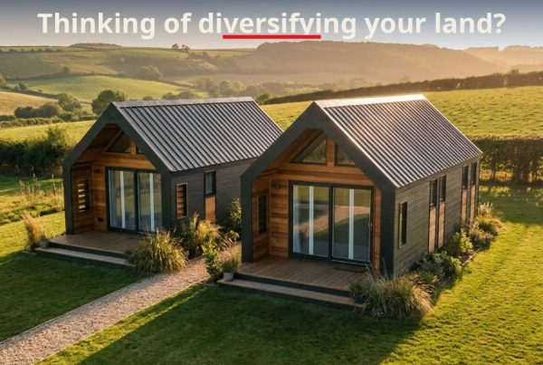 Diversify your land - glamping cabins